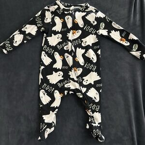 Old Navy Ghost Footie Pajama Size 0-3mo Unisex Halloween